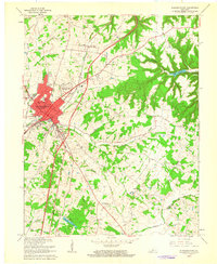 Elizabethtown 1960 topographic map thumbnail