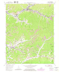 Evarts 1954 topographic map thumbnail