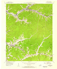Evarts 1954 topographic map thumbnail