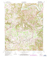 Exie 1961 topographic map thumbnail