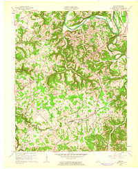 Exie 1961 topographic map thumbnail