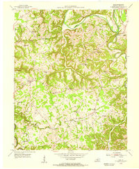 Exie 1953 topographic map thumbnail