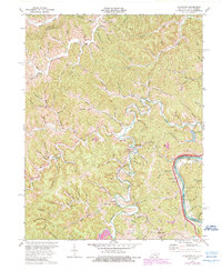 Fallsburg 1971 topographic map thumbnail