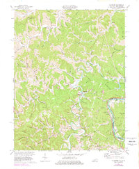Fallsburg 1971 topographic map thumbnail