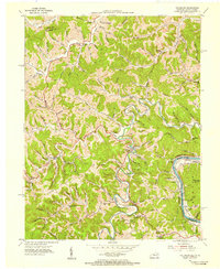 Fallsburg 1953 topographic map thumbnail