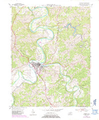 Falmouth 1954 topographic map thumbnail