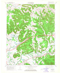 Farmers 1970 topographic map thumbnail