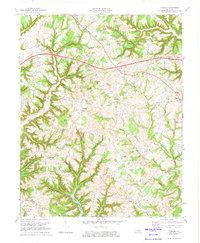 Faubush 1973 topographic map thumbnail