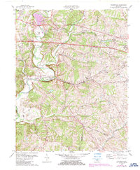 Fisherville 1982 topographic map thumbnail
