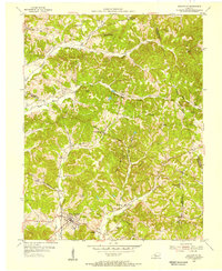 Fordsville 1953 topographic map thumbnail
