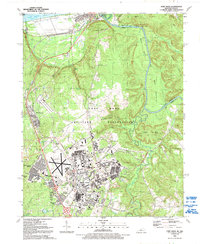Fort Knox 1991 topographic map thumbnail
