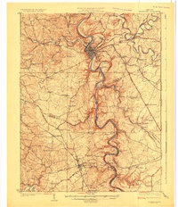 Frankfort topographic map thumbnail