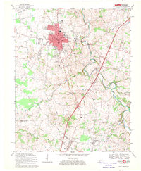 Franklin 1968 topographic map thumbnail