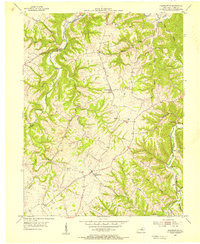 Franklinton 1954 topographic map thumbnail
