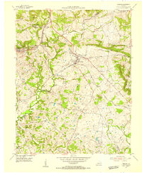 Fredonia 1954 topographic map thumbnail