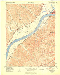 Friendship 1951 topographic map thumbnail