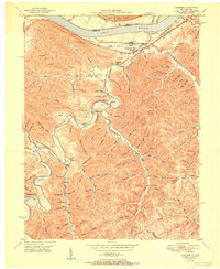 Garrison 1951 topographic map thumbnail