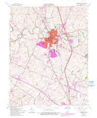 Georgetown 1965 topographic map thumbnail