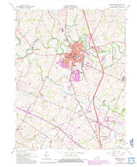 Georgetown 1965 topographic map thumbnail