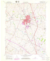 Georgetown 1965 topographic map preview