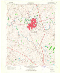 Georgetown 1965 topographic map thumbnail