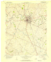 Georgetown 1954 topographic map thumbnail