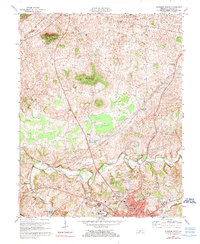 Glasgow North 1973 topographic map thumbnail