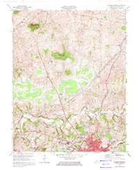 Glasgow North 1973 topographic map thumbnail