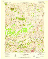 Glasgow North 1954 topographic map thumbnail