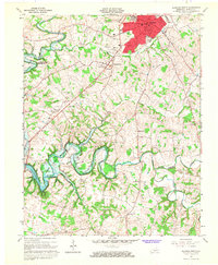 Glasgow South 1965 topographic map thumbnail