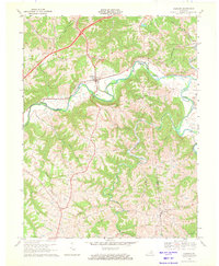 Glencoe 1969 topographic map thumbnail