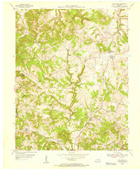 Glen Dean 1953 topographic map thumbnail