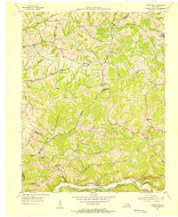 Glensboro 1954 topographic map thumbnail