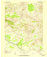 Glenville 1953 topographic map thumbnail