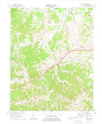 Gradyville 1973 topographic map thumbnail