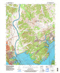 Grand Rivers 1993 topographic map thumbnail