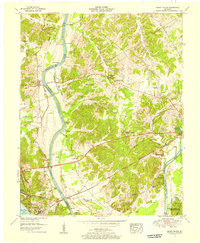 Grand Rivers 1955 topographic map thumbnail