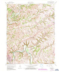 Greensburg 1961 topographic map thumbnail