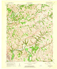 Greensburg 1961 topographic map thumbnail