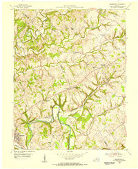 Greensburg 1954 topographic map thumbnail