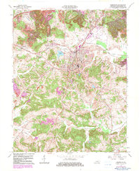 Greenville 1963 topographic map thumbnail