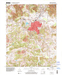 Greenville 1997 topographic map thumbnail