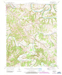 Gresham 1953 topographic map thumbnail