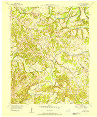Gresham 1953 topographic map thumbnail