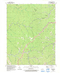 Handshoe 1992 topographic map thumbnail