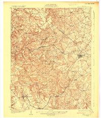 Hardinsburg 1931 topographic map thumbnail
