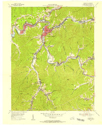 Harlan 1954 topographic map thumbnail
