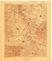 Harrodsburg 1905 topographic map thumbnail