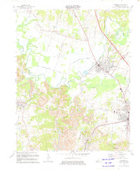 Hartford 1973 topographic map thumbnail