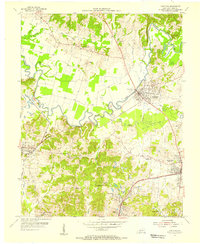 Hartford 1954 topographic map thumbnail